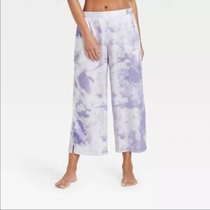 Stars Above Crop Pajama Pants Purple Size XS NWT